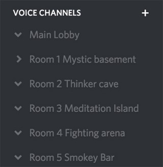 Voice-channels