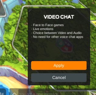 Video chat prompt